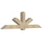 Ekena Millwork Kennewick Rough Sawn Timber Gable Bracket, Douglas Fir, 96"W x 28"H x 6"D x 6"F, 7/12 Pitch GBW096X28X0606KEN00RDF - alternate 4